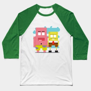 The sponge BOB & Patrick star Baseball T-Shirt